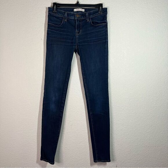 J‎ Brand Medium Blue Low Rise Ankle Skinny Jeans Womens Size 26 - Picture 1 of 11